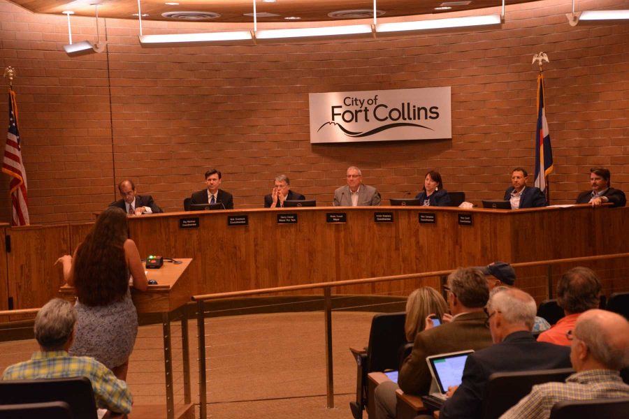 Members of the city council met Tuesday to discuss community issues. Topics addressed Tuesday were issues regarding the disposition of lost, abandoned or unclaimed property, and the Northern Integrated Supply Project. (Photo Credit: Megan Fischer)