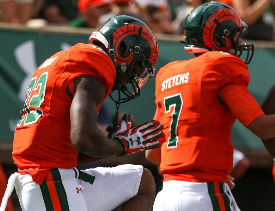 Colorado State won its season opener 65-13 against Savannah State. (Abbie Parr/Collegian)