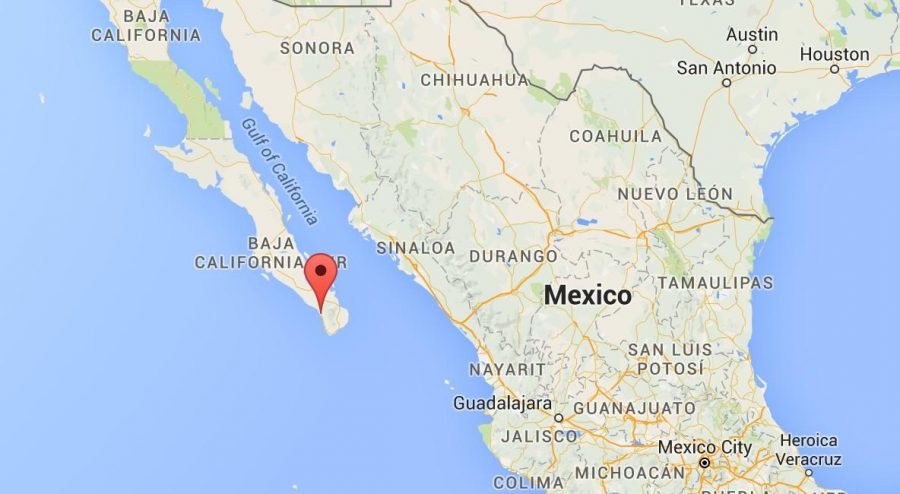 Todos Santos is located on the Baja Peninsula and has a population of about 6,000. (Photo screenshot courtesy of Google Maps.)