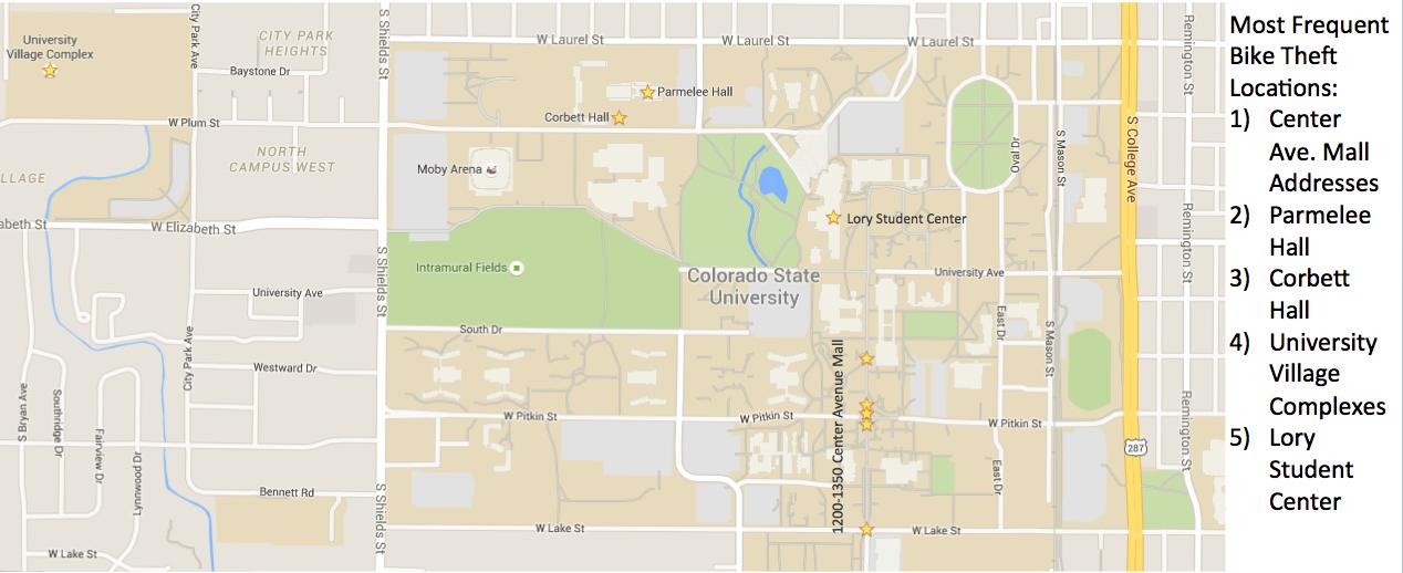 Colorado State Campus Map