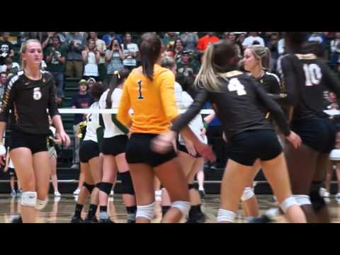 Colorado State Volleyball vs. Wyoming Highlights