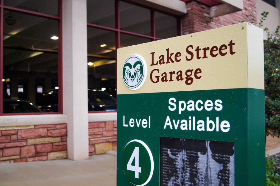 The University garage located on Lake Street now has sensor lights in each parking space demonstrating if that space is available or not for parking, and a screen in the entrance showing how many available parking spaces are in the building in each level. 