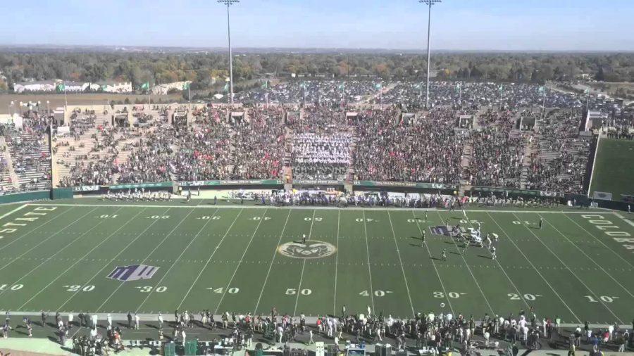 Hughes Stadium Time-Lapse at Air Force vs. CSU football game