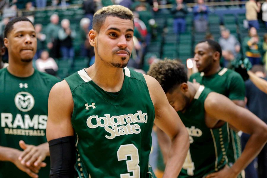 Colorado State guard Gian Clavell will miss the rest of the 2015-16 season with a hand injury. (Abbie Parr/Collegian) 