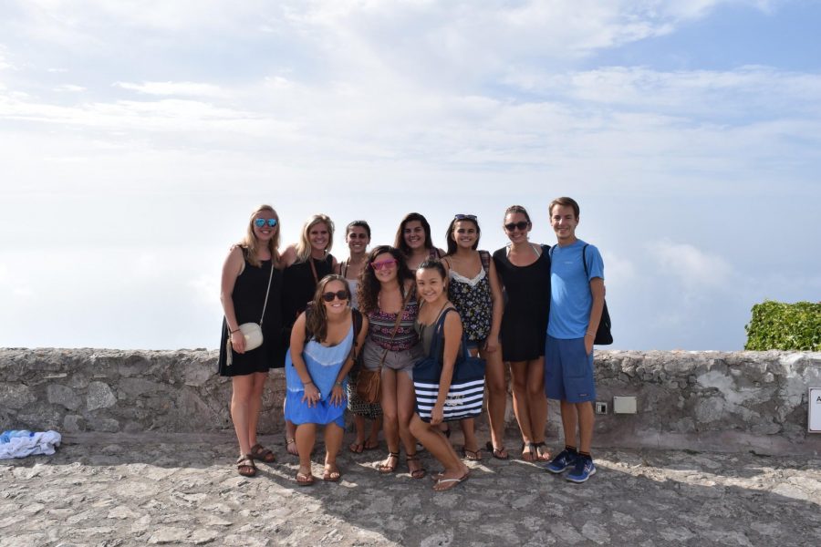 Study Abroad students from John Cabot University in Rome visit the Amalfi Coast for a weekend excursion. (Photo Credit: Amanda Thompson)