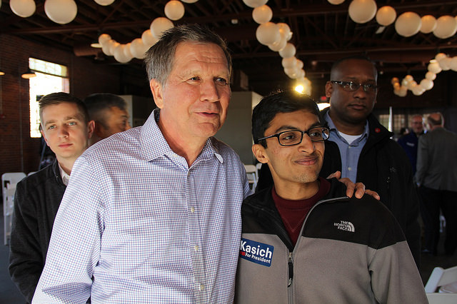 Ohio Gov. John Kasich campaigns in South Carolina in the days leading up to the republican primary. (Photo courtesy of John Kasich Flickr.)