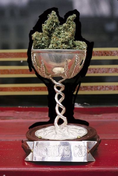 The Cannabis Cup was designed by Robin Ludwig in 1993. (Photo credit: Wikipedia)