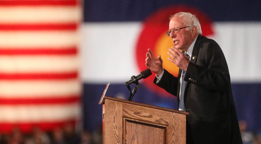 Bernie Sanders speaks on inequality at rally in Denver