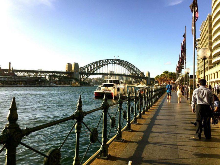 A view of the Darling Harbour Bridge from Circular Quay. (Photo: Michelle Buser)