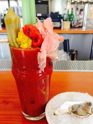 A Bloody Mary from The Kitchen at 100 N College Ave. (Photo: Ashley Haberman.)