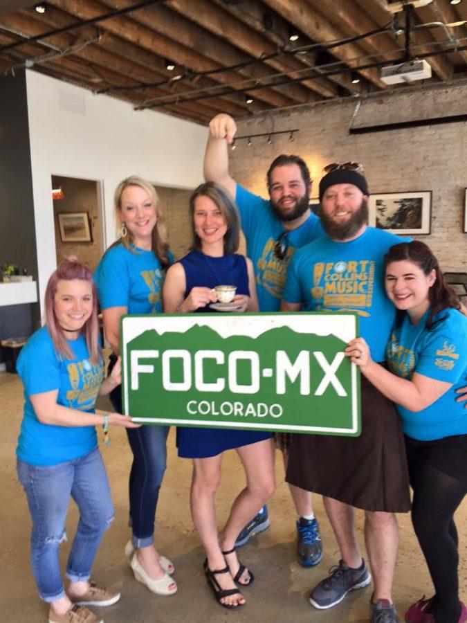 FoCoMX Volunteer Coordinator Soraya Rozkuszka poses with some of this years volunteers. FocoMA is volunteer run and recruited around 300 volunteers for FoCoMX this year. 
