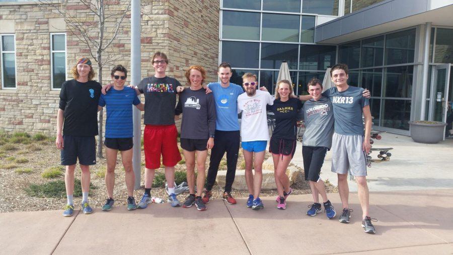 The CSU striders pose outside of the CSU Rec center. (Photo courtesy: Megan Hanner) 