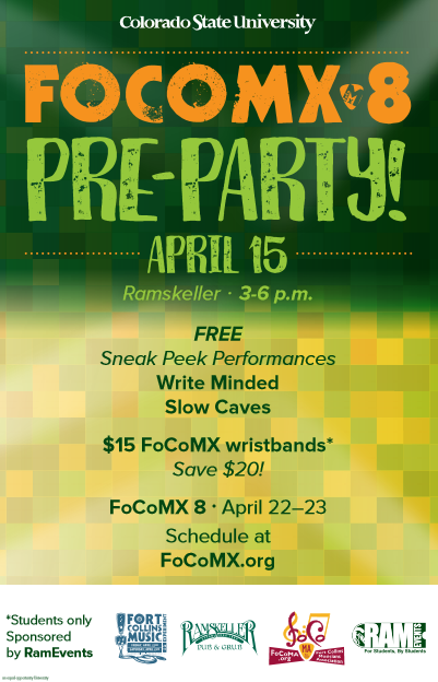 FoCoMX Pre-concert event featuring Slow Caves & Write Minded
