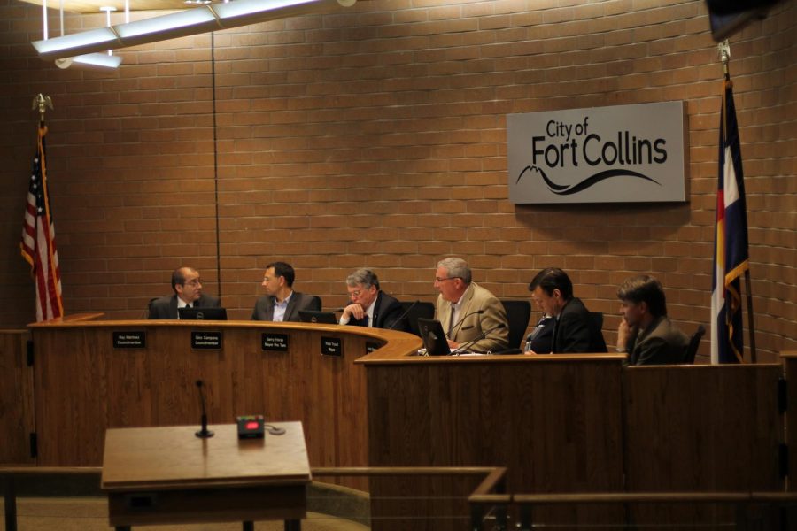 The City Council discussed topics such as drinking water supply, and the possibility of adding a third lane to I-25. Photo by Natalie Dyer