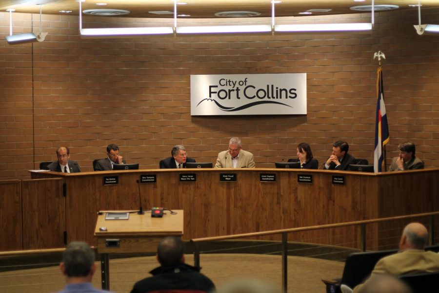 The City Council discussed topics such as drinking water supply, and the possibility of adding a third lane to I-25. Photo by Natalie Dyer.