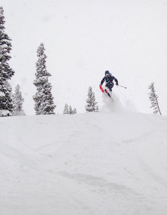 Derek Campbell catching some air on the upper slopes of Hidden Valley. (Photo by: Nevin Fowler) 