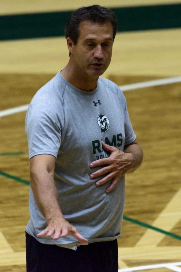 Colorado State University Women's Volleyball Practice on August 22nd, 2016 (Luke Walker/ Collegian)