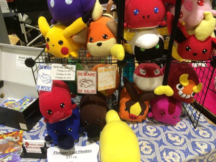 Nova Dog Creations featured plush toys at Fort Collins Comic Con. Photo credit: Connor Deblieck