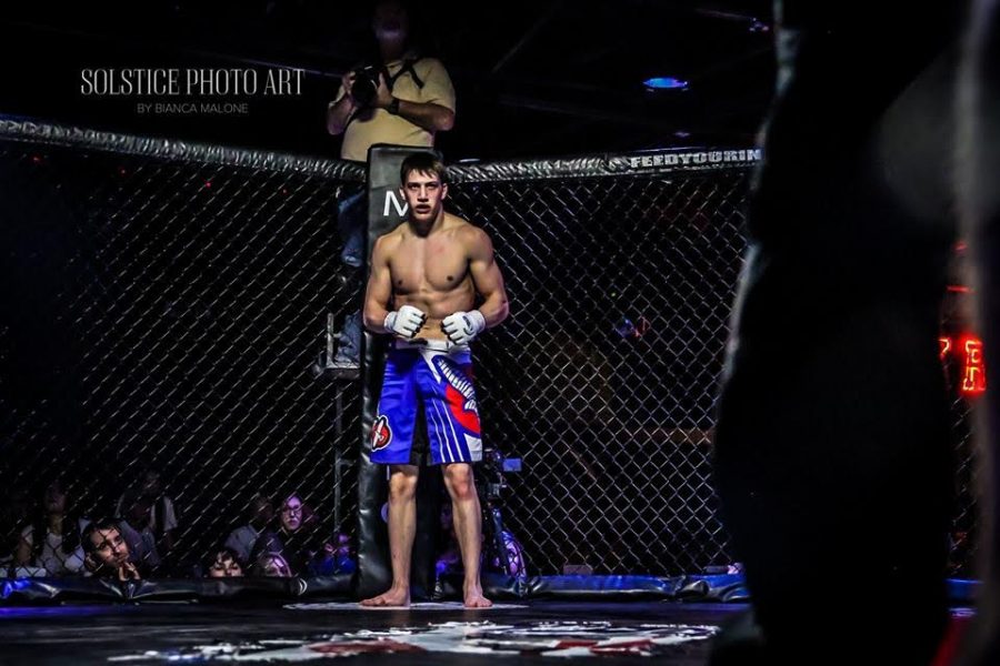 Michael Stack in the cage during one of his fights Photo credit: Guest Author