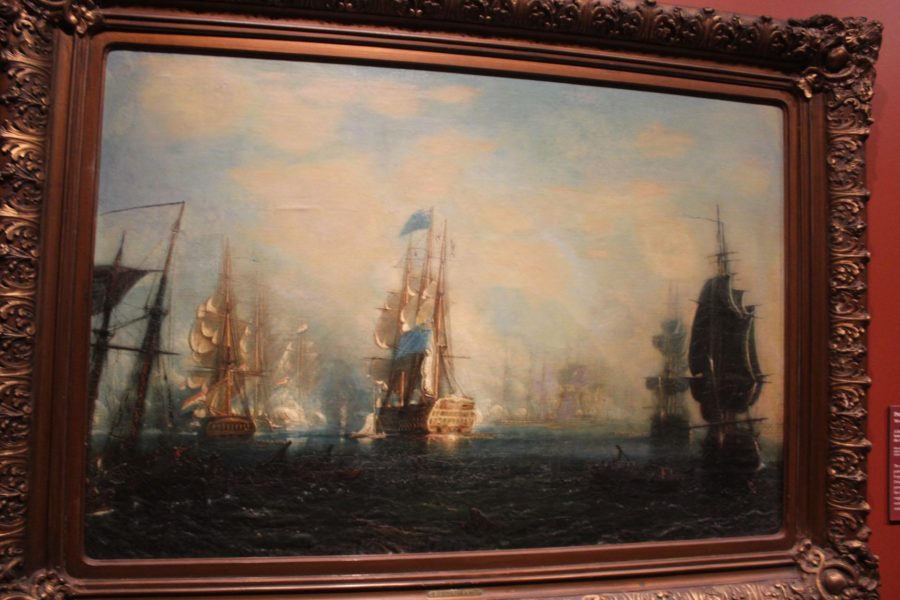 This is oen of my favorite new pieces of art in the expansion. This is an Oil Painting done by Petrus Paulus Schiedges depicting a Naval Battle. The deatail and the contrast in colors make this one of the pieces that stood.