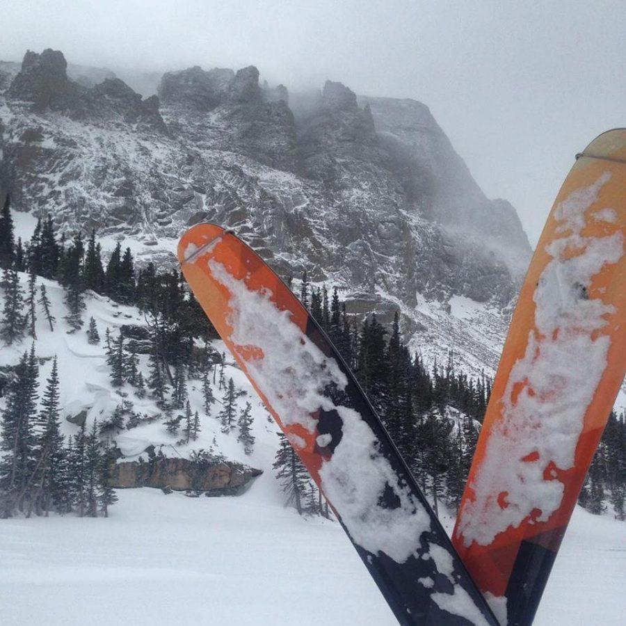 Skis in the Rocky Mountains Photo credit: Nevin Fowler