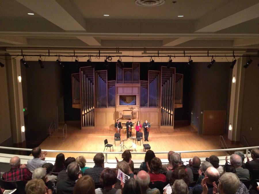 The Dal&#237; Quartet performs Latin music at the UCA's Classical Convergence Series