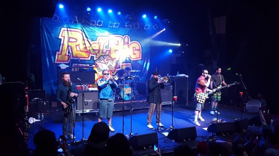Reel Big Fish play a show at Aggie Theatre on their 20th anniversary tour for Turn the Radio Off. Photo credit: Zoё Jennings