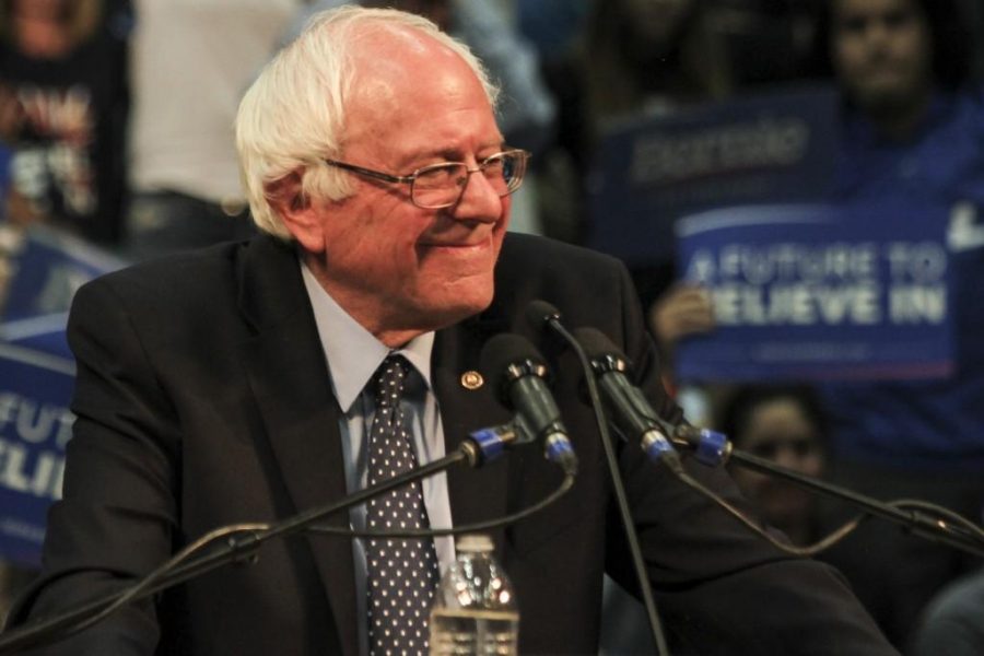 Senator Bernie Sanders rallied at Moby Arena on the CSU campus Sunday, Feb. 28. (Abbie Parr | Collegian)