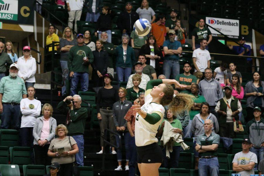 CSU volleyball attack clicking from all directions