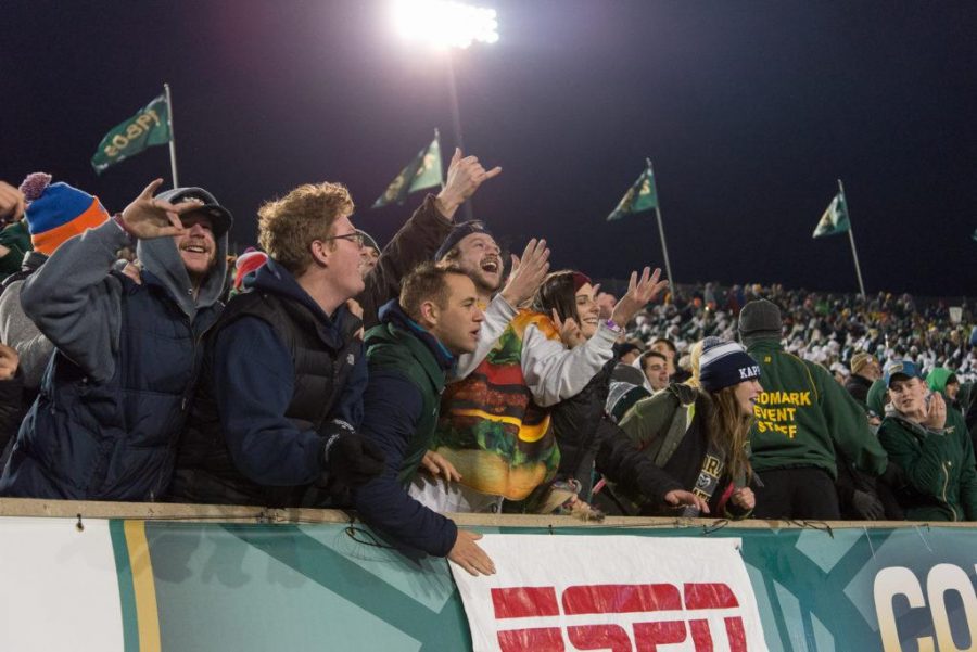 Fans cheer during the game against New Mexico at Hughes Stadium on Nov 19. This is the final game at Hughes Stadium before the opening of an on campus stadium in 2017. (Luke Walker | Collegian)
