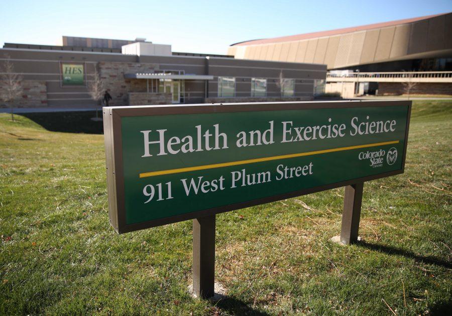 The Health and Exercise building is planning to expand and build a new portion of the HES facility. Groundbreaking for the building happened on November 13th. (Forrest Czarnecki | Collegian)
