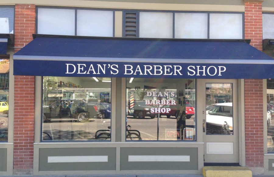 Dean’s Barbershop in Old Town, Fort Collins. Photo credit: Willis Scott