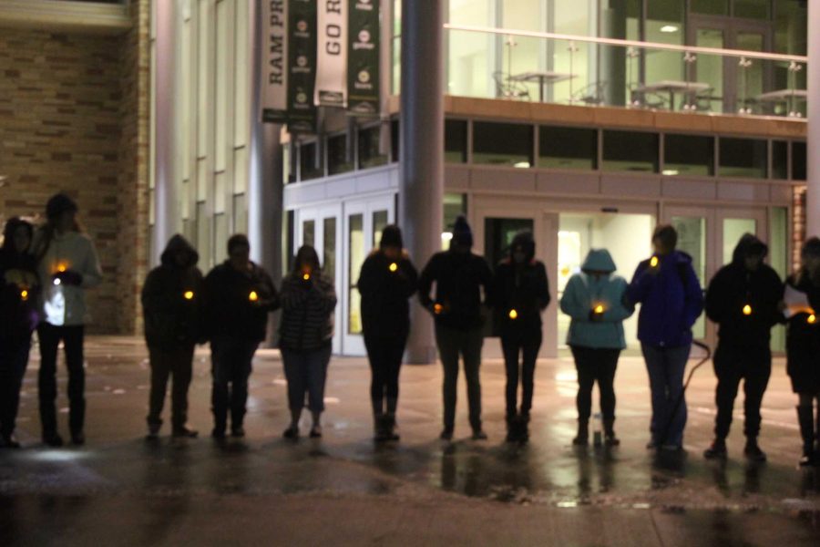 The Pride Resource Center held a candlelight vigil to honor those who were lost during Transgender Day of Remembrance 2016 Photo credit: Christian Johnson