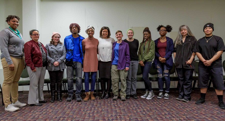CSU's hosting of Dr. Tia Brown McNair brought forward a collection of students from around campus who all shared Dr. McNair's message of eradicating racial issues within their lives and their communities. (Davis Bonner | Collegian)