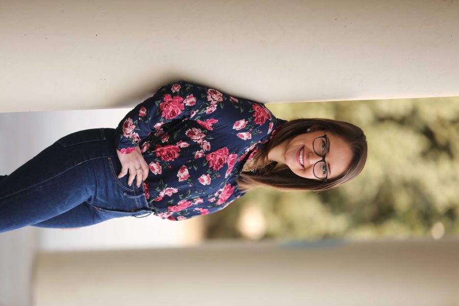 Colorado State University senior Sara Andreas poses for a portrait last week at the Lory Student Center. Andreas, a feminist who is very passionate about politics, worked for the Donald Trump campaign this year. (Forrest Czarnecki | Collegian)