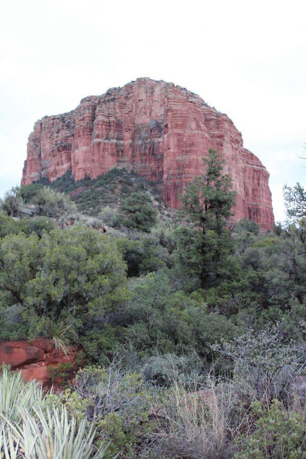 Courthouse Butte view near the trailhead. (Lindsay Wienkers | Collegian)