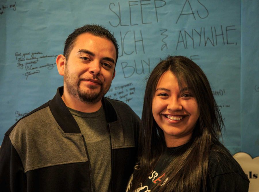 Brandy Ortiz, the program coordinator at El Centro, loves her husband Darian Ortiz. They have known each other for 14 years and been married for three. The two frequent El Centro, a Hispanic resource center located in the LSC (Davis Bonner | Collegian)