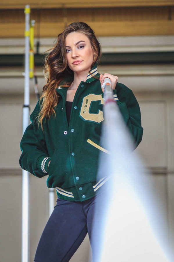 Stephanie Bess is a theater major by day and track star by night. Specializing in pole vault, Stephanie has been competing since her junior year of high school and now stars on CSU's track team. (Davis Bonner | Collegian)