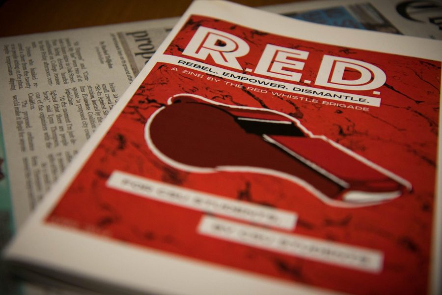 A Zine by the Red Whistle Brigade, published by Rose Bork (Julia Trowbridge | Collegian)