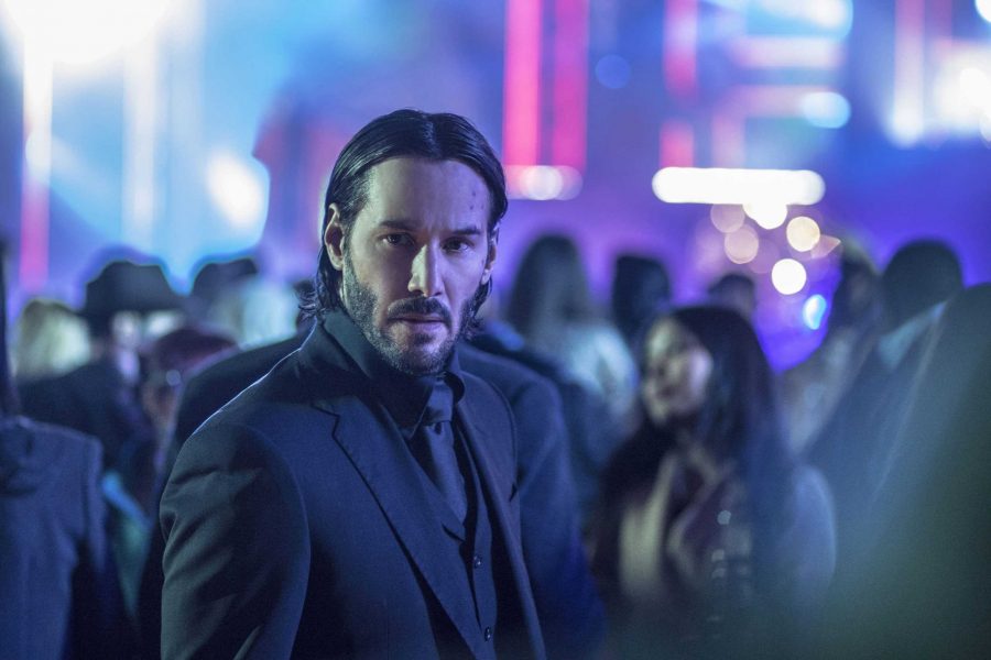 Keanu Reeves as John Wick in a scene from the movie 