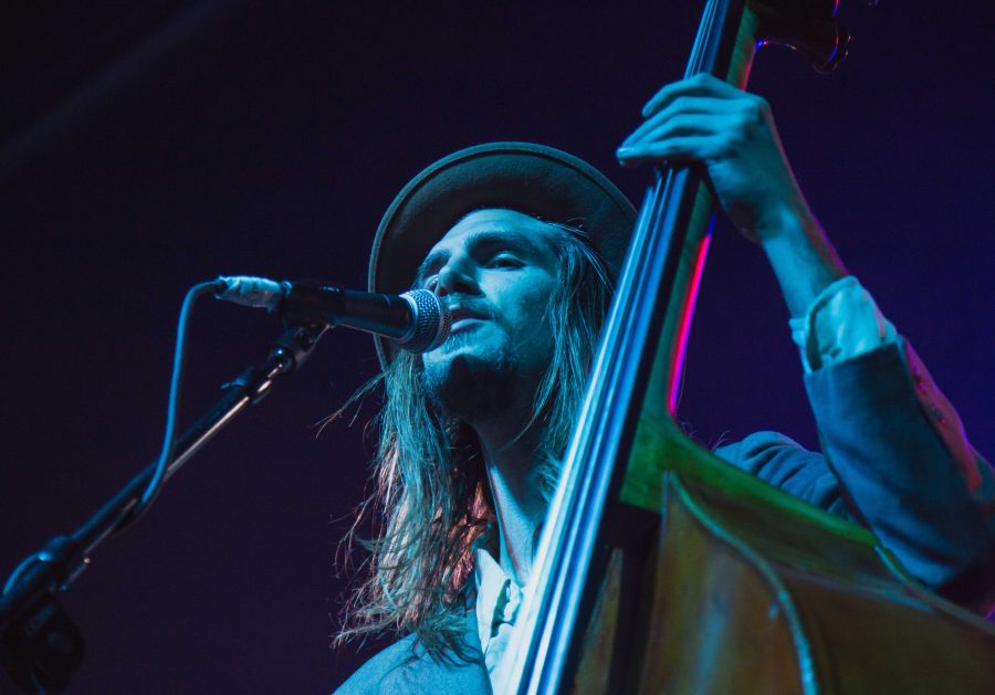 Gipsy Moon opens for The California Honeydrops Wednesday night in the Aggie Theater (Davis Bonner | Collegian)