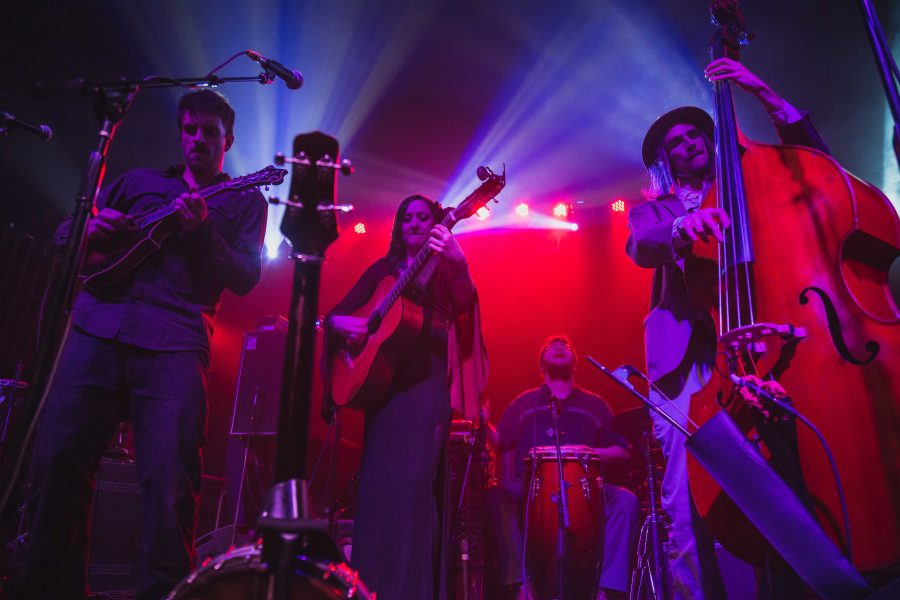 Gipsy Moon opens for The California Honeydrops Wednesday night in the Aggie Theater (Davis Bonner | Collegian)