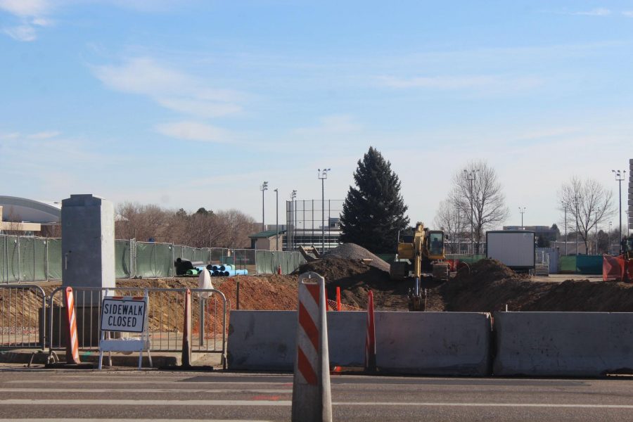 Construction for the underpass on West Elizabeth and Shields has been progressing since Winter Break. (Collegian File Photo)