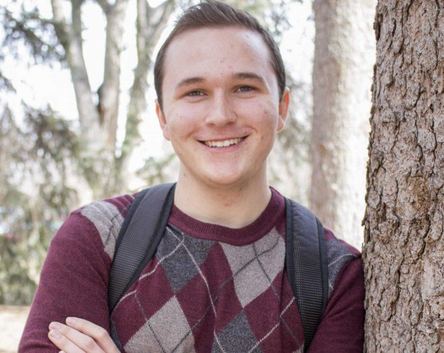Sophomore Ben Amerman is a wildlife biology major interested in animal rehabilitation and reintroduction in the future. Photo credit: Brooke Buchan