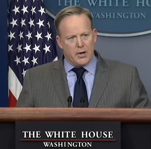 White House Press Secretary and Communications Director Sean Spicer. Photo courtesy of Wikimedia Commons.