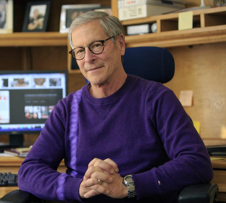 Larry Bloom, a now retired professor of psychology at CSU, is the father of CSU grad Molly Bloom. Her book, Molly's Game, is now the subject of a movie detailing her life as a 'poker princess'. (Davis Bonner | Collegian)