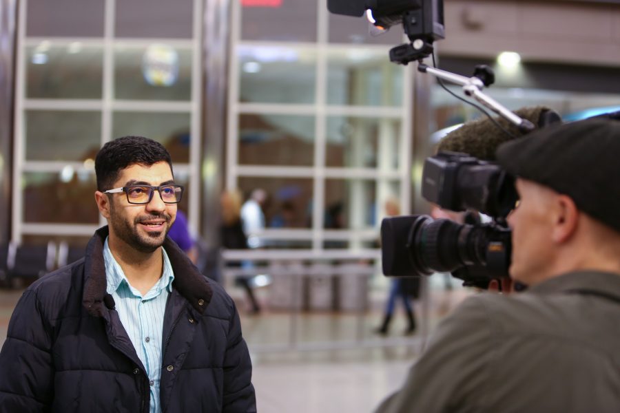 CSU student Saddam Qahtan Waheed return to Colorado after he and his wife had their travel plans interrupted by the travel ban. (Davis Bonner | Collegian)