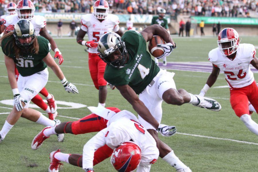 Michael Gallup was named to the first team All-Mountain West after posting 70 receptions for 1164 yards and 11 touchdowns in the regular season (Javon Harris | Collegian)