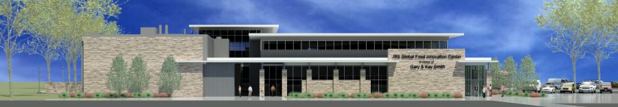 A rendering of the JBS Global Food Innovation Center which is part of the second phase of construction projects for the Animal Sciences building. (Photo courtesy of CSU College of Agricultural Sciences)