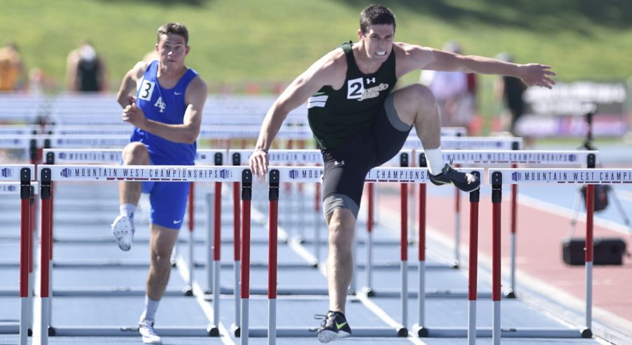 12 MAY 2016: The Mountain West Outdoor Track and Field Championship held at Veterans Memorial Stadium in Clovis, CA. Justin Tafoya/NCAA Photos